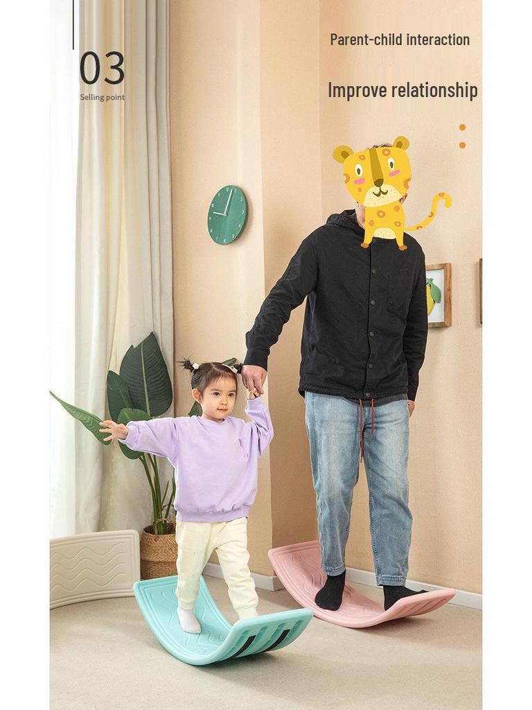 Children's Indoor Balance Board - Sensory Training Equipment & Focus Toy