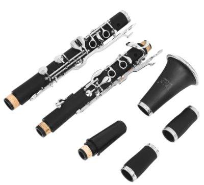 SLADE Bb Clarinet 17 Keys Bakelite Wooden Professional Woodwind Instrument Colorful Clarinette With Box Accessories Parts