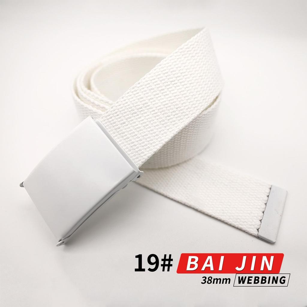 Canvas & Leather Multi-Color Casual Waist Belt - Stylish, Easy-to-Match Accessory for Students