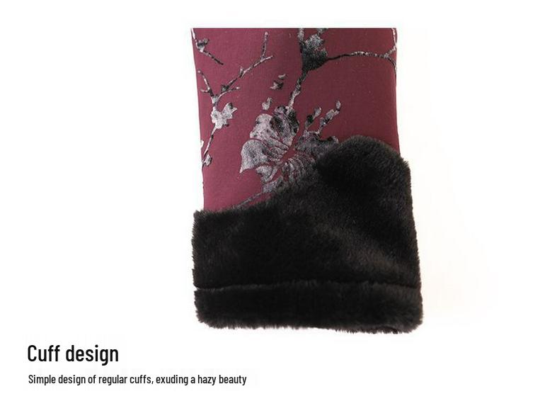 Fleece-Lined Autumn/Winter Jacket for Elderly Women