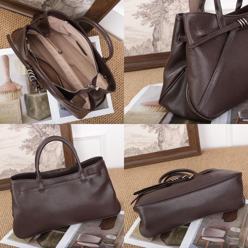 Wszechstronna Duża Pojemność Prawdziwa Skóra Krowia Torba na Ramię i Listonoszka dla Kobiet 2025