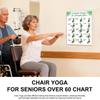 2 PCS Yoga Poster Home Exercise Gym Yoga 30 Day Chair Weight Loss Yoga Exercise Plan  Chart Pose Health Poster