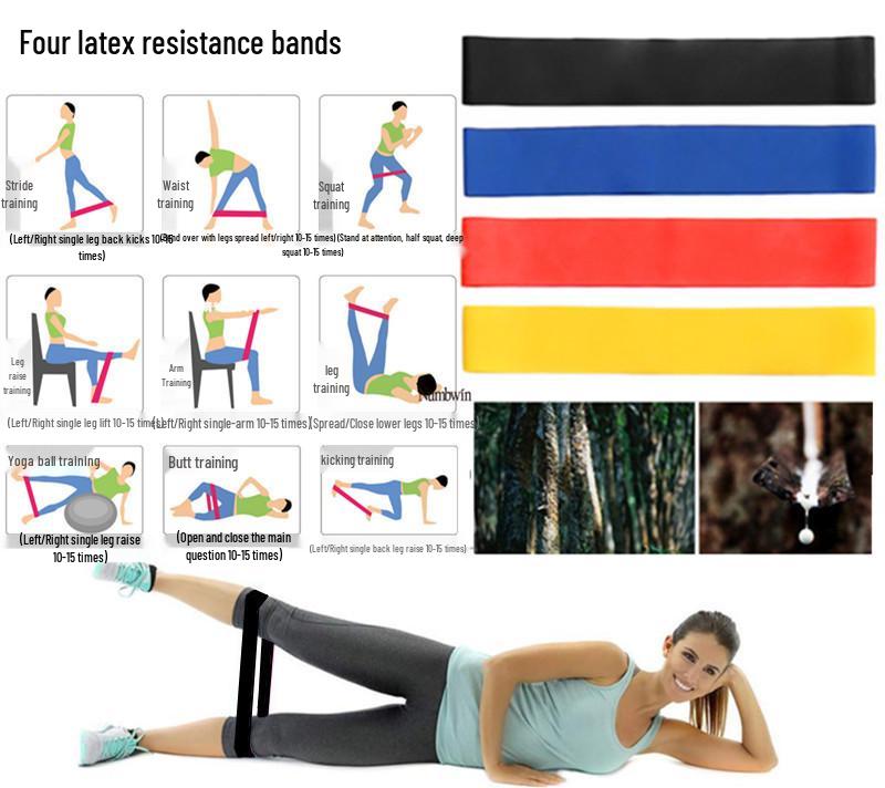 18-Piece Fitness Set: Resistance Bands, Gliding Discs, Latex Loops, Spiky Ball