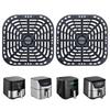 2 Pack Food Safe Air Fryer Plate Replacement Grill Pan Air Fryer Tray Metal Material for Instants Vortex 6QT Air Fryers