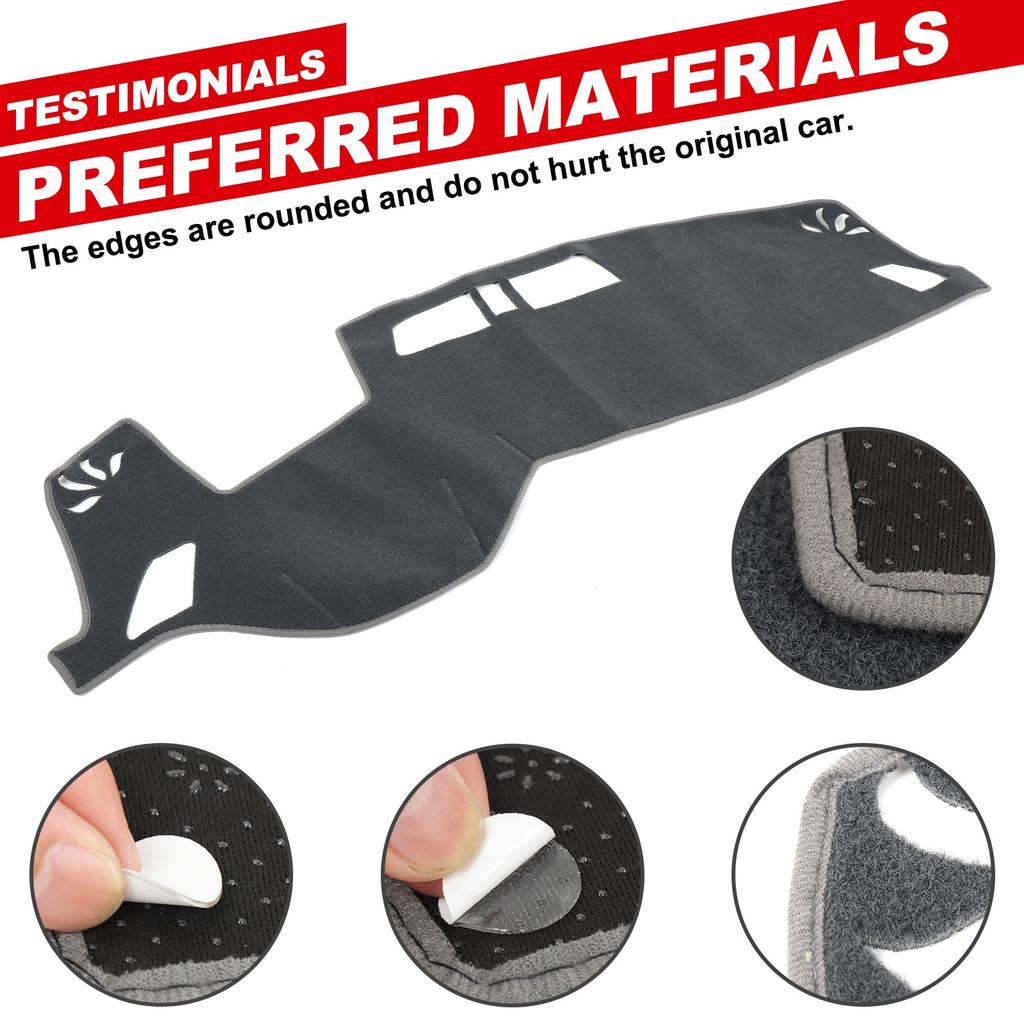 Dashboard Cover Pad Dash Mat Dashmat with HUD For Mitsubishi Outlander +