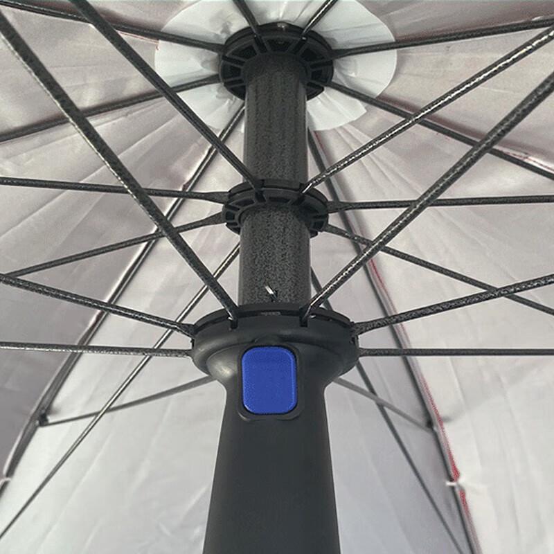 Tri-polar 2.4m Outdoor Sun Umbrella with 30L Water Base