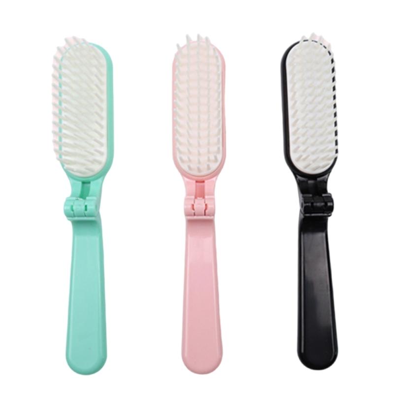 Small Hair Brush Foldable Hair Comb Hair Styling Comb Travel Hair Brush Folding Hair Massage Comb Foldable Hair Brush