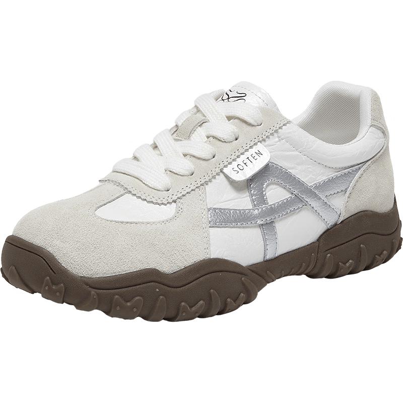 BESTO Women s D3772AM6 German Trainer Style Casual Shoes 37