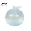 Cute Desktop Decoration Ornaments Maltose Glitter Apple Squeeze Stress Ball, Soft TPR Slow Rising Fidget Safe Toys for Kids Toy Anxiety Relief, Fruit