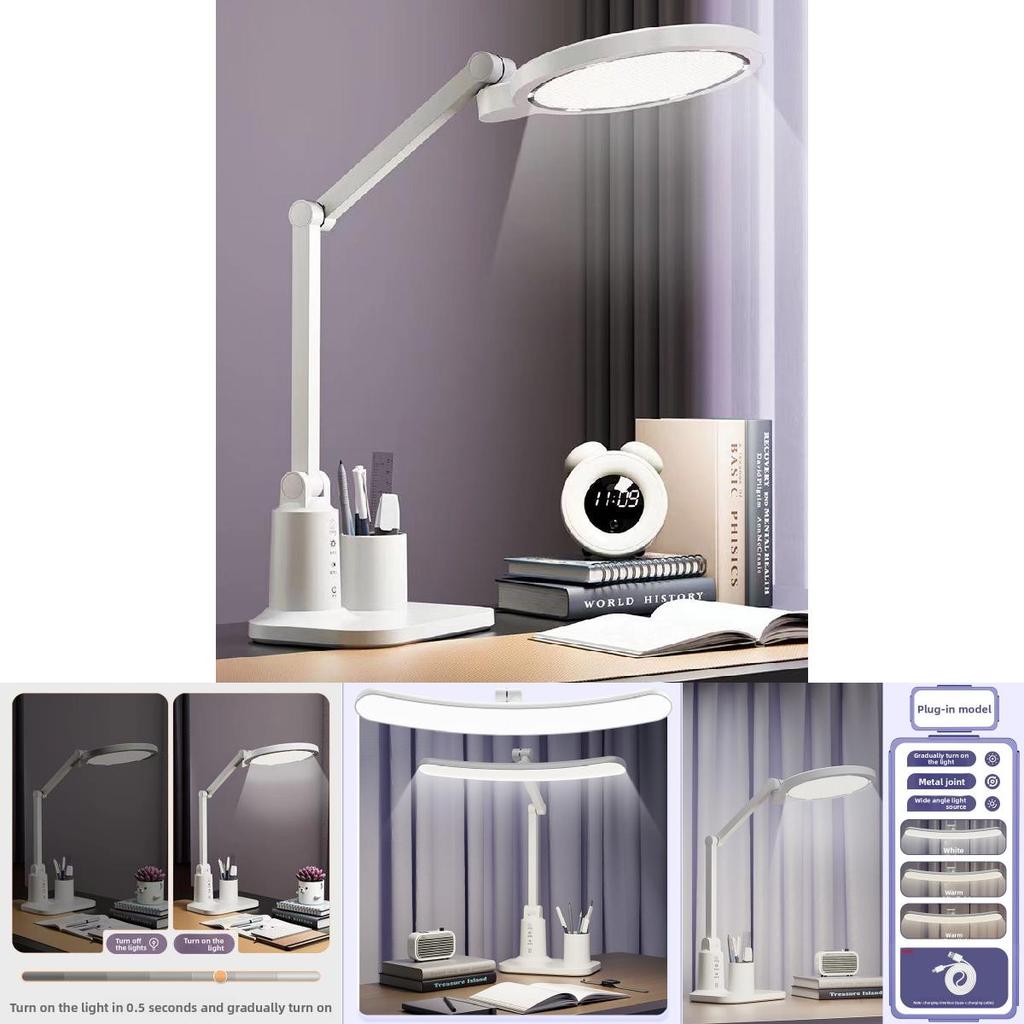 Foldable Led Desk Light Featuring Touch Switch And Ecofriendly Material For Study Room