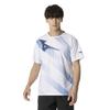 Tennis und Badminton Trainingsshorts Dynamotion Größe 62JAB011 Hemd, Ärmel, Feuchtigkeitsableitend, Schnelltrocknend, Passform, Unisex, Erwachsener, Weiß, XS,