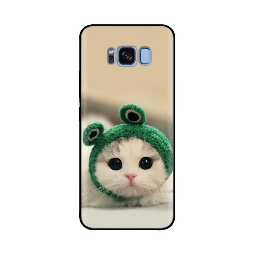 For Samsung Galaxy S8 Plus Phone Case Heart-Butterfly Funda For Samsung S8 S8Plus Cases Liquid Silicone Bumper GalaxyS8 Shells