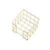 Iron Wire Note Block Holder Desk Notepads Holder Storage Box Memo Pad Holder Metal Mesh Note Box For Office 27x95x80mm