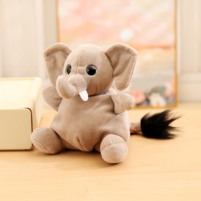 Toy Animal Panda Bag Pendant Unicorn Pony Plush Doll Elephant Key Gifts Chain