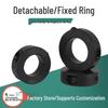 45 Steel Split Optical Axis Fixing Ring with Anti-Backoff Bearing Sleeve and Screws