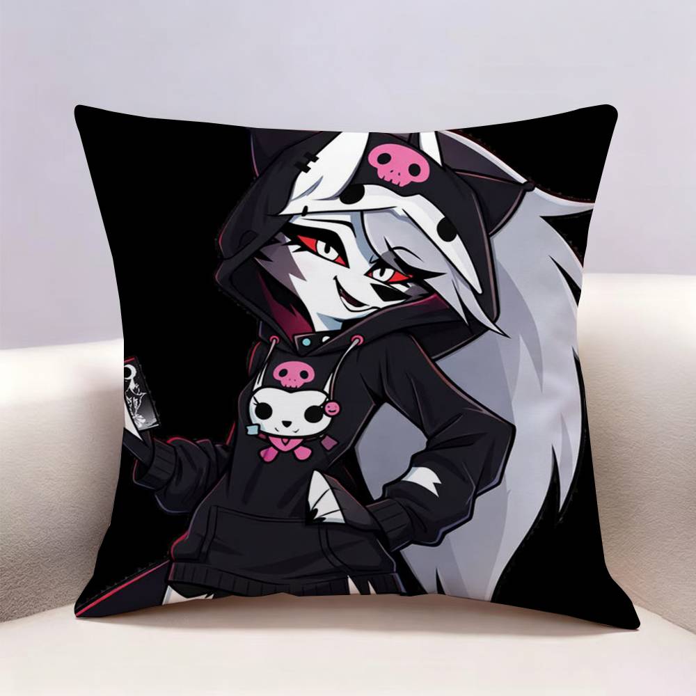 Sassy LLoona Wolf Doublesided print Pillow Case Pattern Printed Pillowcase For Living Room Sofa Cushion Cover
