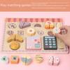 Wooden Pretend Play Kitchen Tea Set for Kids - Early Education Toy