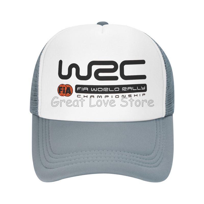 WRC World Rally Championship Mesh Baseball Cap Outdoor Sports Rally Car Racing Snapback Hat Summer Breathable Sun Visor Caps