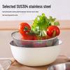 Wutuo 304 Stainless Steel Mixing and Salad Bowl