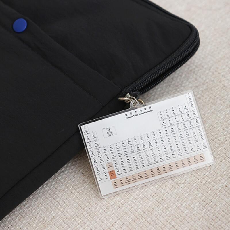 Memorize the Periodic Table of Chemical Elements Poster Keychain Gift for a Friend