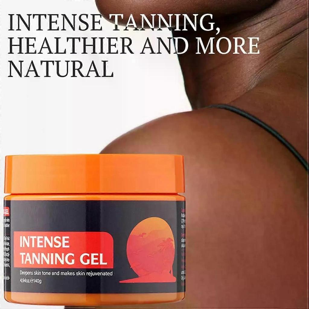 Intensive Tanning Shimmer Gel, Skin Intense Tanning Gel for Body