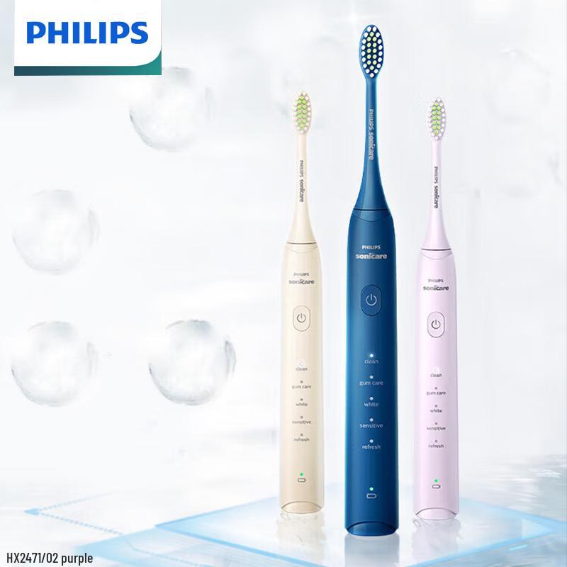 

Philips HX2471/02 Sonic Electric Toothbrush, Deep Purple