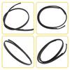 For 2007-2011 Toyota Yaris Sedan 2X Left+Right Roof Drip Trim Molding Kit Black