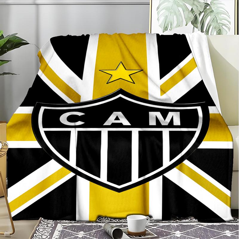 1PC Love For Atlético  Printed Soft Flannel Blanket Throw for Adult Bedroom Living Room Sofa Camping Travel Fan gifts Christmas Gifts