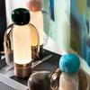 Nordic Designer Modern Living Room Decoration Ornaments Study Bedroom Bedside Light Princess Room Glass Table Lamp USB Charging