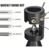 Tungsten Electrode Sharpener Grinder TIG Welding Tool Multiple Angle Holes Electrode Grinder with 5PCS 25mm Wheels for TIG Welding