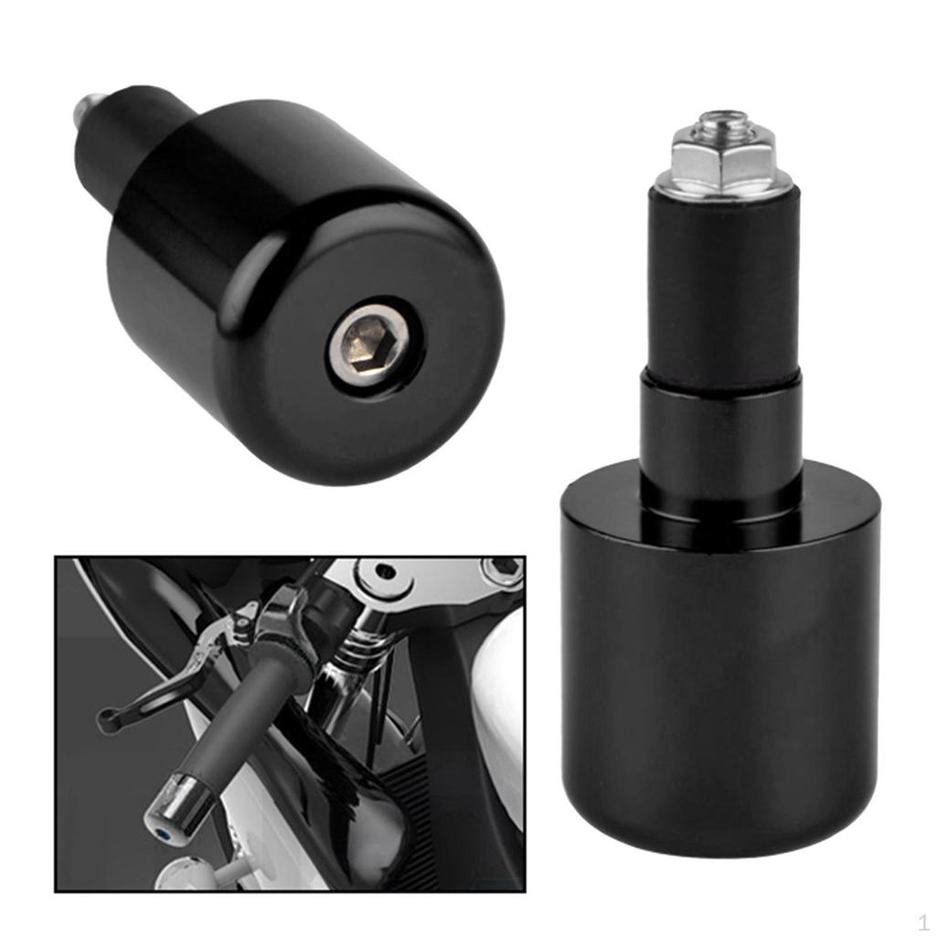 1 Pair Aluminum Motorcycle Handlebar Ends Handle Bar Grips Caps for 600 2001-2014 750 2000-2014