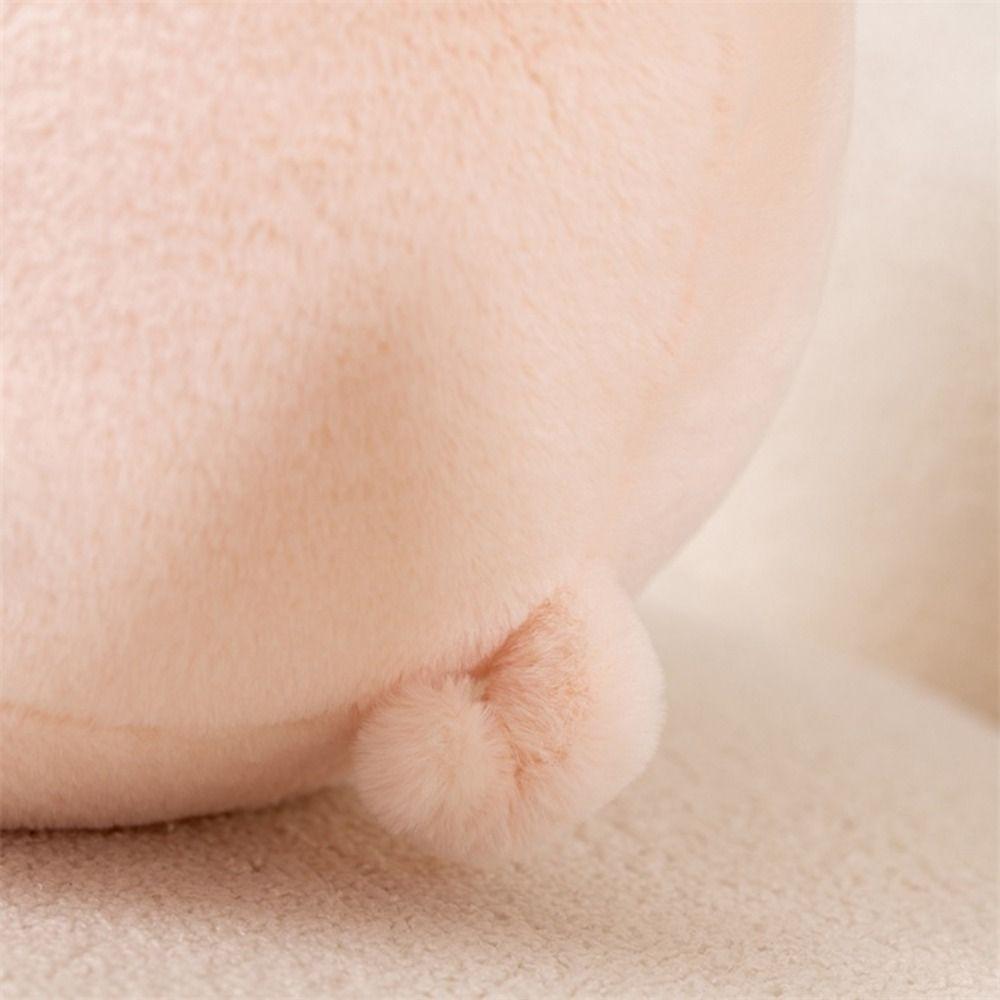Peluche Simulation Pig Doll Toys Hug Red Heart Stuffed Pig Plushie Doll  Birthday Parties
