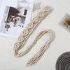 Vintage Bohemian Rope Belt for Women Fashion Handmade Crochet Waist Belt Girl Travel Waistband for Dress Vacation Belt