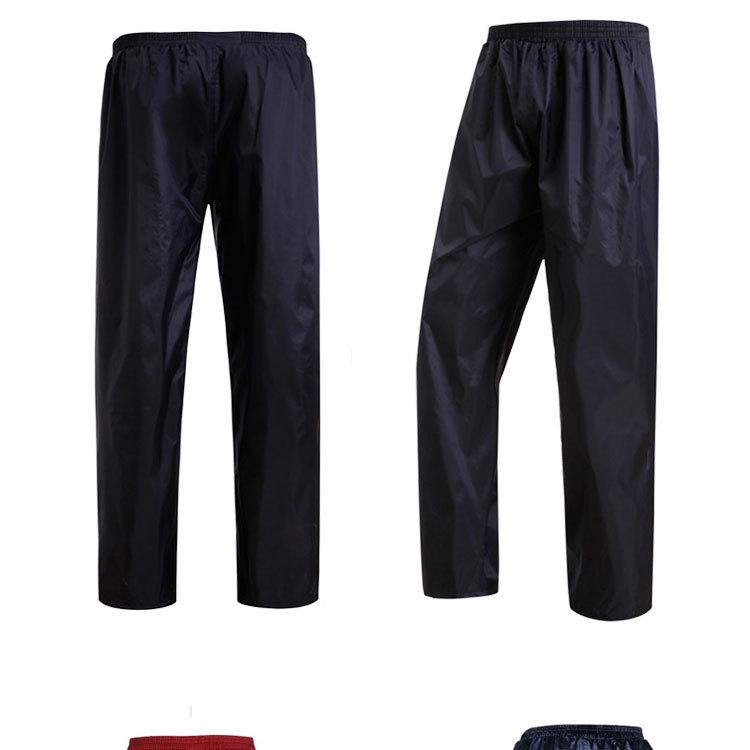 Unisex Wasserdichte Winddichte Wander- & Rad-Regenhose - Langlebig, Teilbar, Einzel-/Doppelschicht-Optionen