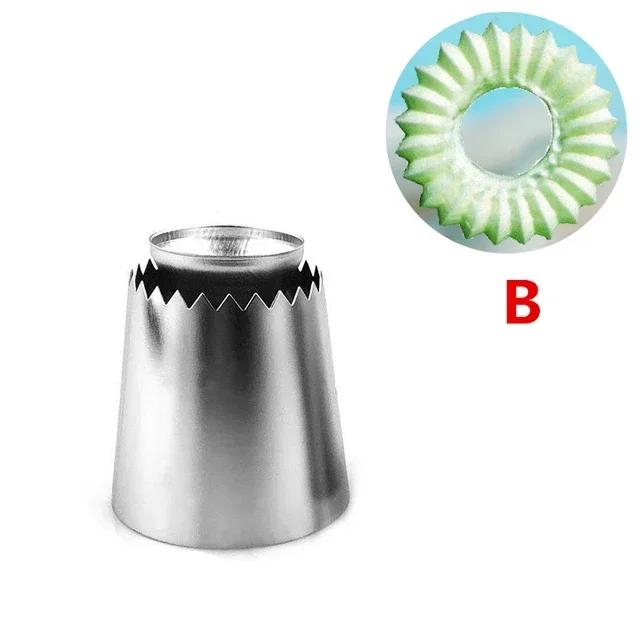 Edelstahl Kuchen Dekorierwerkzeuge, Keks Gebäck Spitzen, Russische Eiscreme Spitzen, Kuchenform, Zuckerguss Spritztüllen