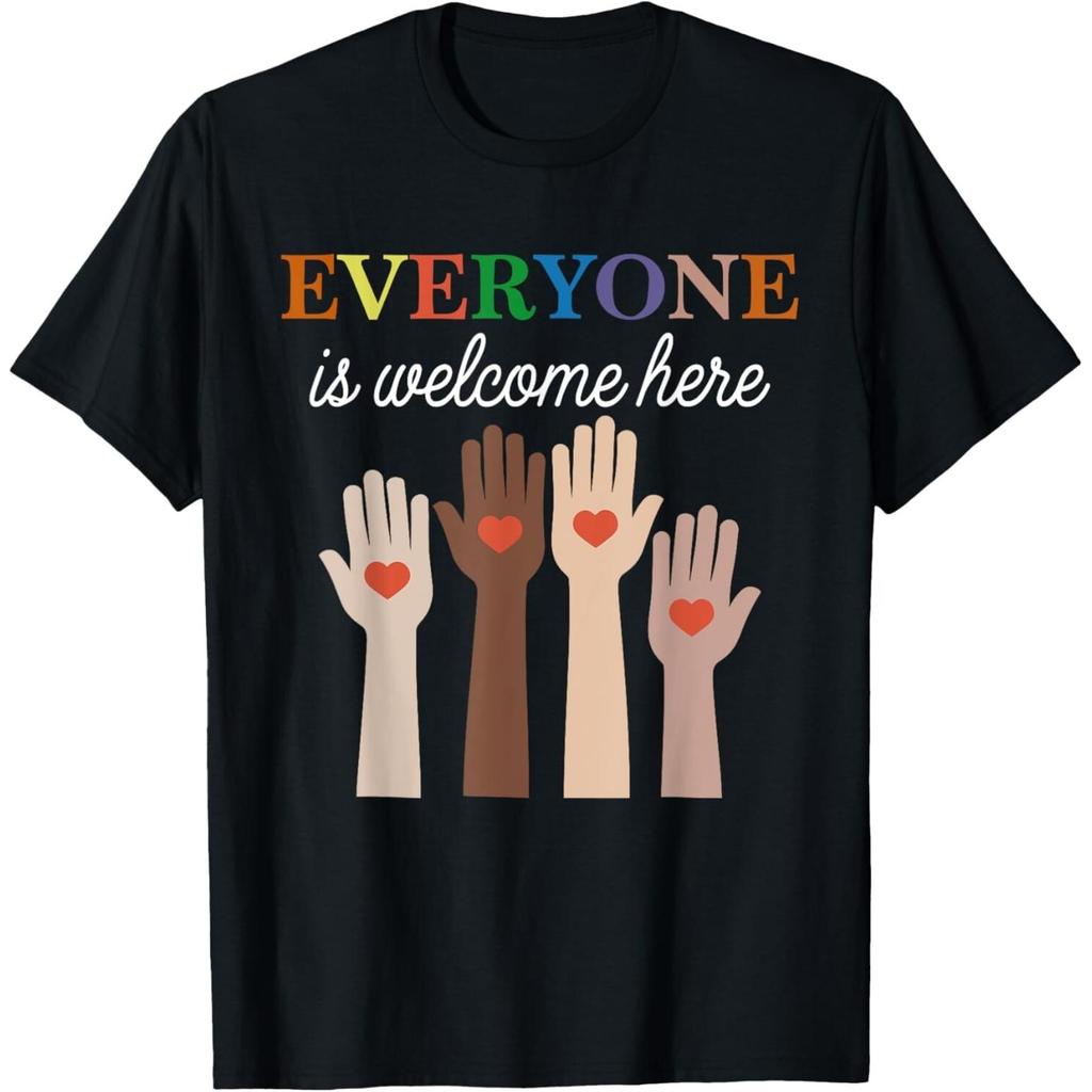 Everyone Is Welcome Here Idaho Teacher T Shirt unisex Shirt