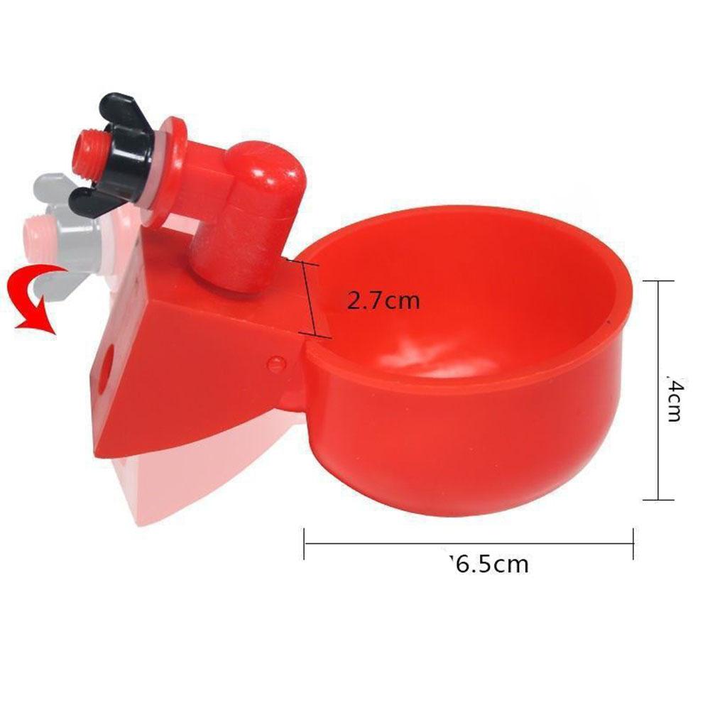 Chicken Duck Drinking Bowl Hanging Automatic Poultry Drinking Water Bowl Practical Convenient Tools for Farm Feeding