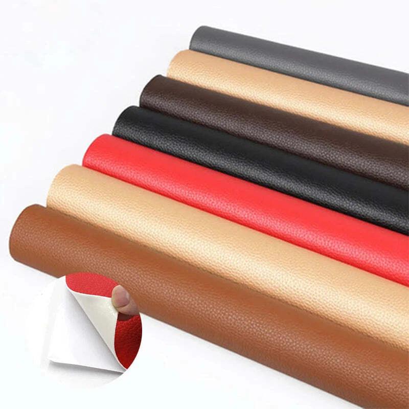 PU Leather Self Adhesive Sofa Leather Repair DIY Bed Soft Patch Sticker Repair Subsidy Renew Decal Car Motorcycle Seat Repair
