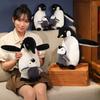 Simulation mother and child penguin doll plush toy aquarium little penguin doll children soothing doll