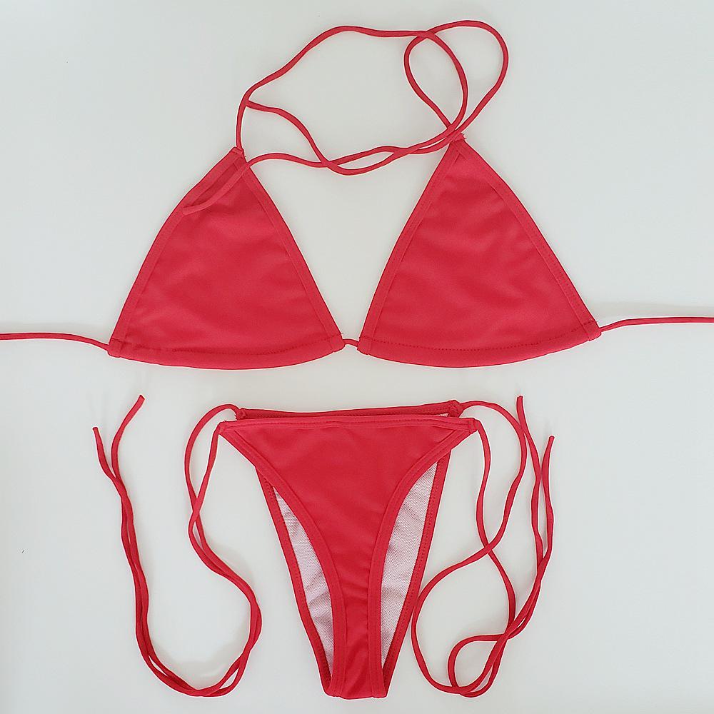 Adjustable Thin Strap Bikini - Ultralight with 11 Color Options, Available in Stock