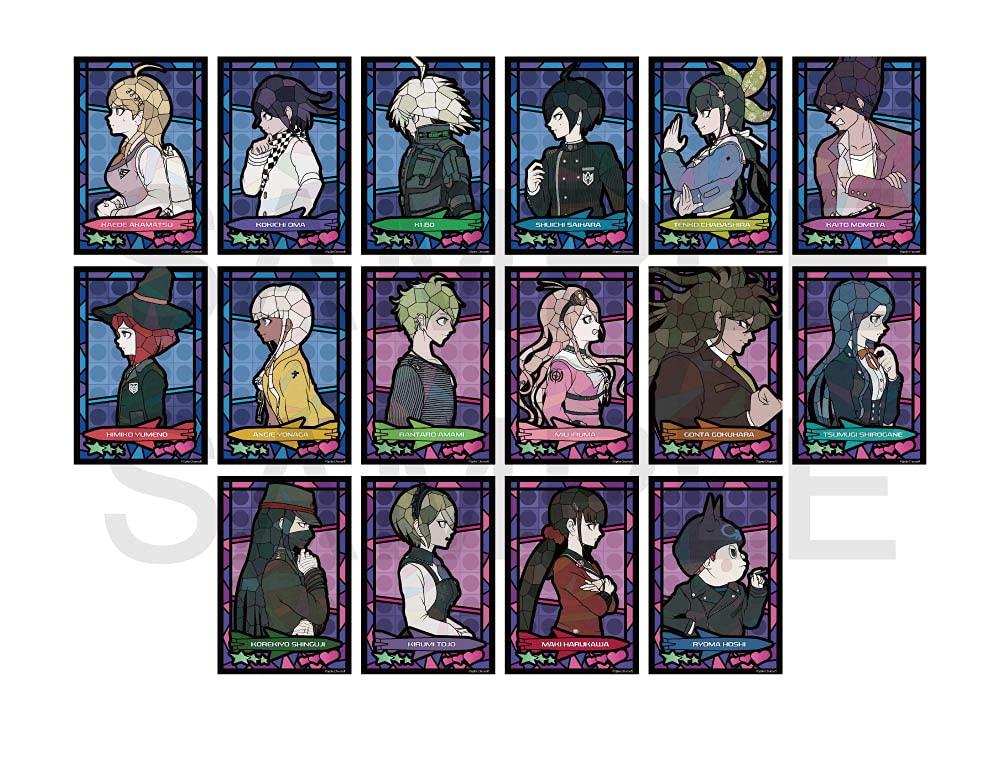 

Новая серия Danganronpa V3 X Mixx Garden Character Stained, коробка из 5 коллекционных карточек Canvas