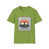 Unisex Softstyle T-Shirt Zen Sushi Stillness Within Motion Salmon Nigiri  Calm
