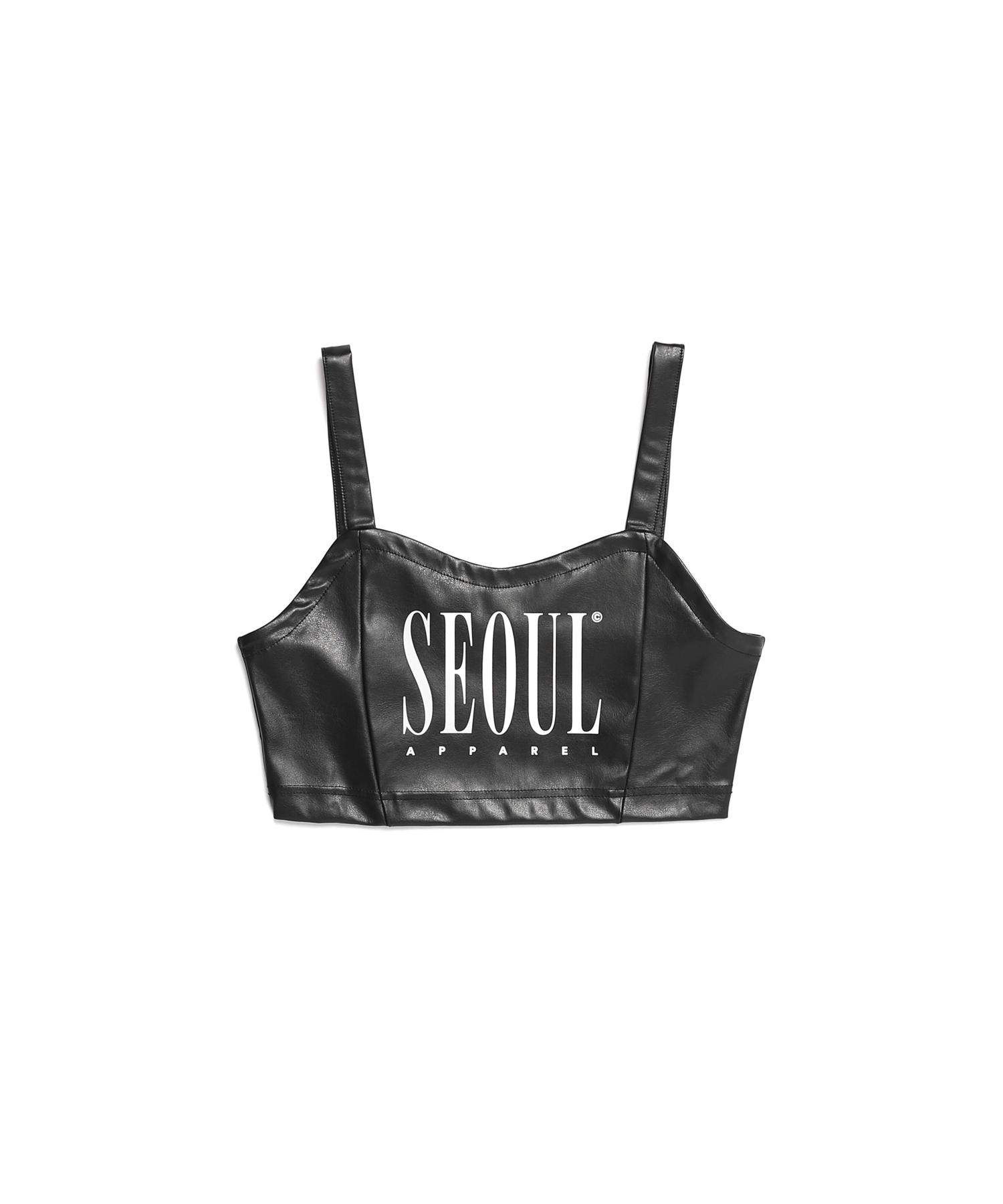 Seoul Apparel Logo Basic Bustier (Black) Black/Free
