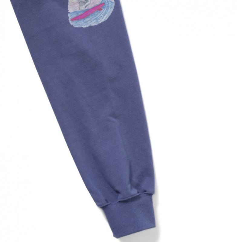 Thisisneverthat Skull Surfing Hoodie Purple Blue