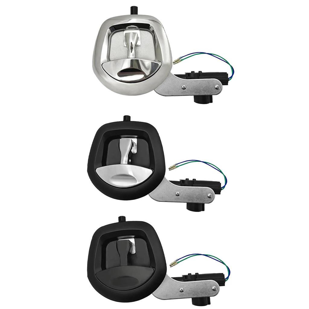 RV Door Lock Home Door Handle Latch Assembly Waterproof RV Storage Lock Door Latch Handle for Cargo Hauler Trailer Car