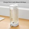 Dispensador de jabón desinfectante de manos independiente con sensor para lavavajillas automático, gran capacidad de 500 ml, carga USB, para uso en cocina.