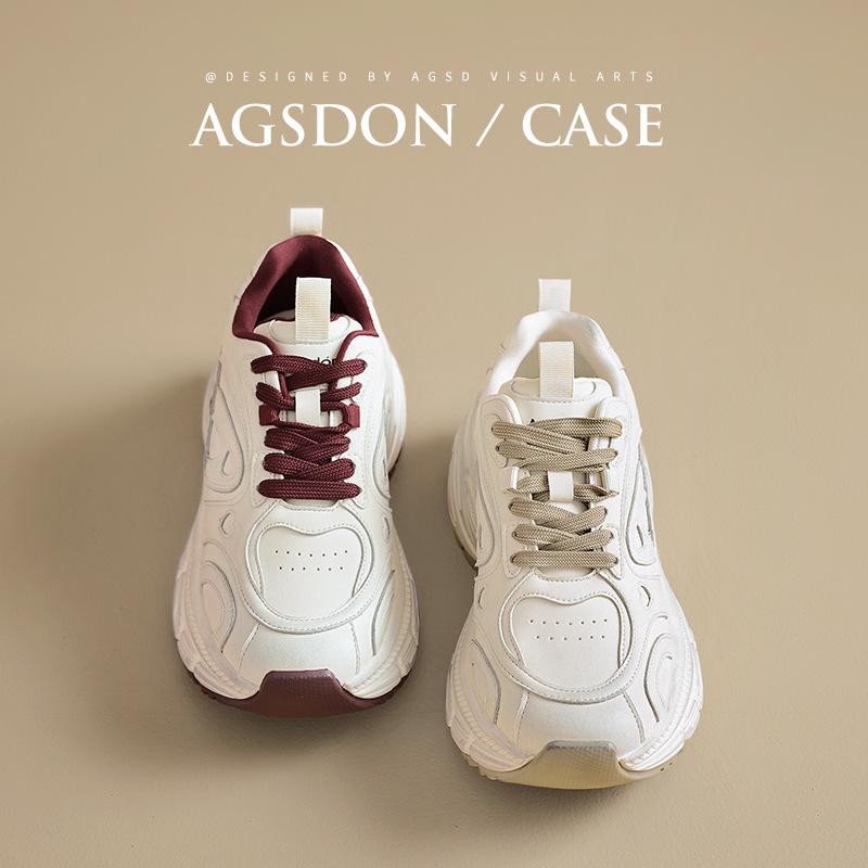 Platform dad shoes autumn and winter new lightweight feet small casual sports shoes running shoes