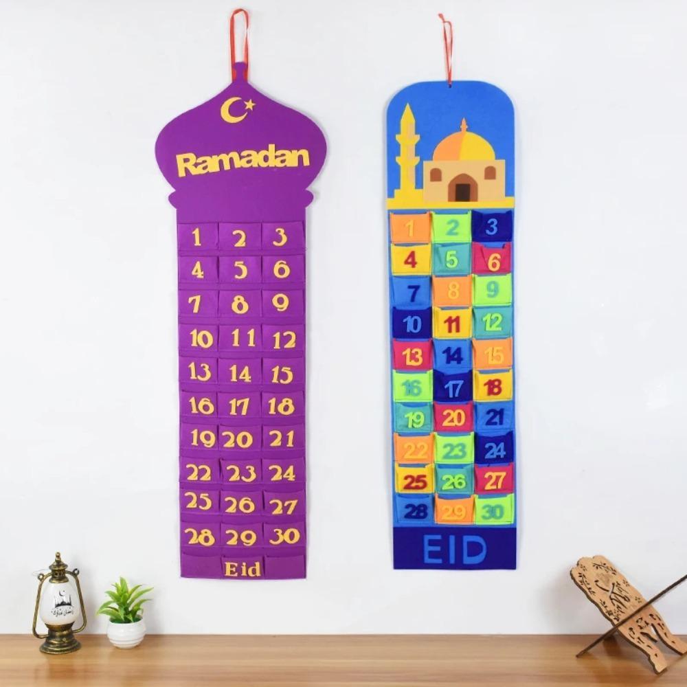 

Календарь обратного отсчета Рамадана своими руками Красочные украшения Рамадана Исламский Мусульманский Style 3