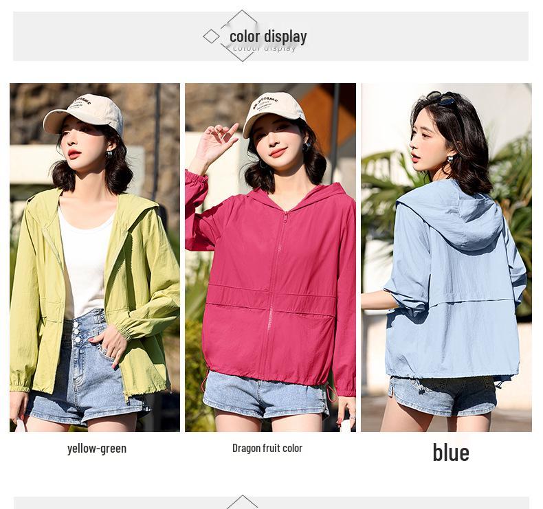 Middle-aged Women's Lightweight Summer Jacket: Fashionable, Slimming Sun-Protective Outerwear
