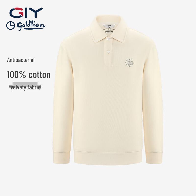 Goldlion GY Unisex Long Sleeve Polo Sweatshirt